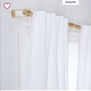 Reserved West Elm Simple Metal Curtain Rods
